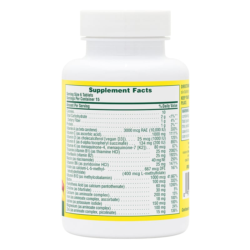 NATURES PLUS - SOURCE OF LIFE Original Mini Tabs Multi-Vitamin & Mineral - 90tabs